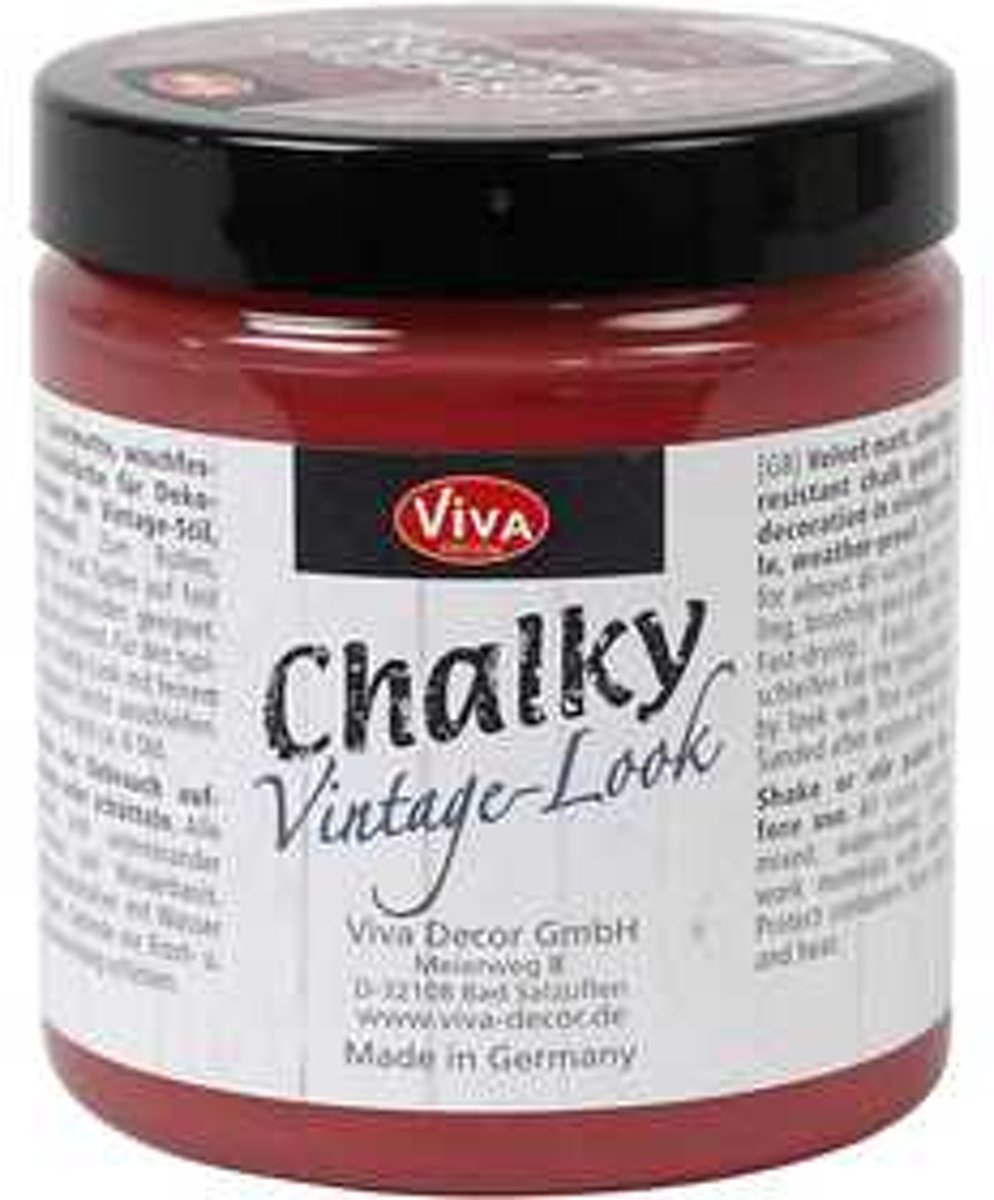 Chalky vintage look verf, bordeaux (404), 250ml [HOB-24324]